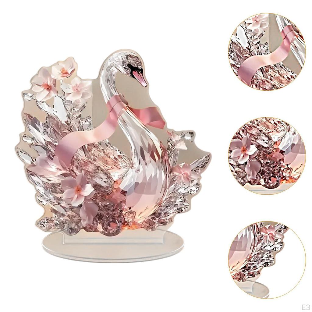 Acrylic Animal Decor 2D Flat Sign Attractive Table Decoration Ornament for Restaurant Cabinet