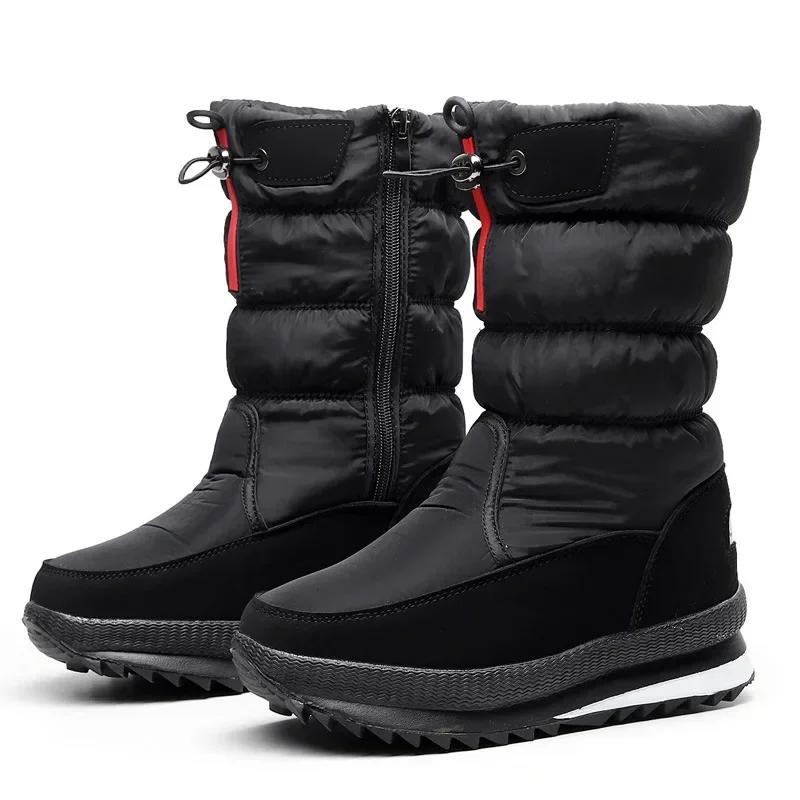 

Women S Faux Fur Ankle Boots Chunky Platform Waterproof Snow Boots Women Silver Thick Plush Warm Winter Boots Shoes Woman 36