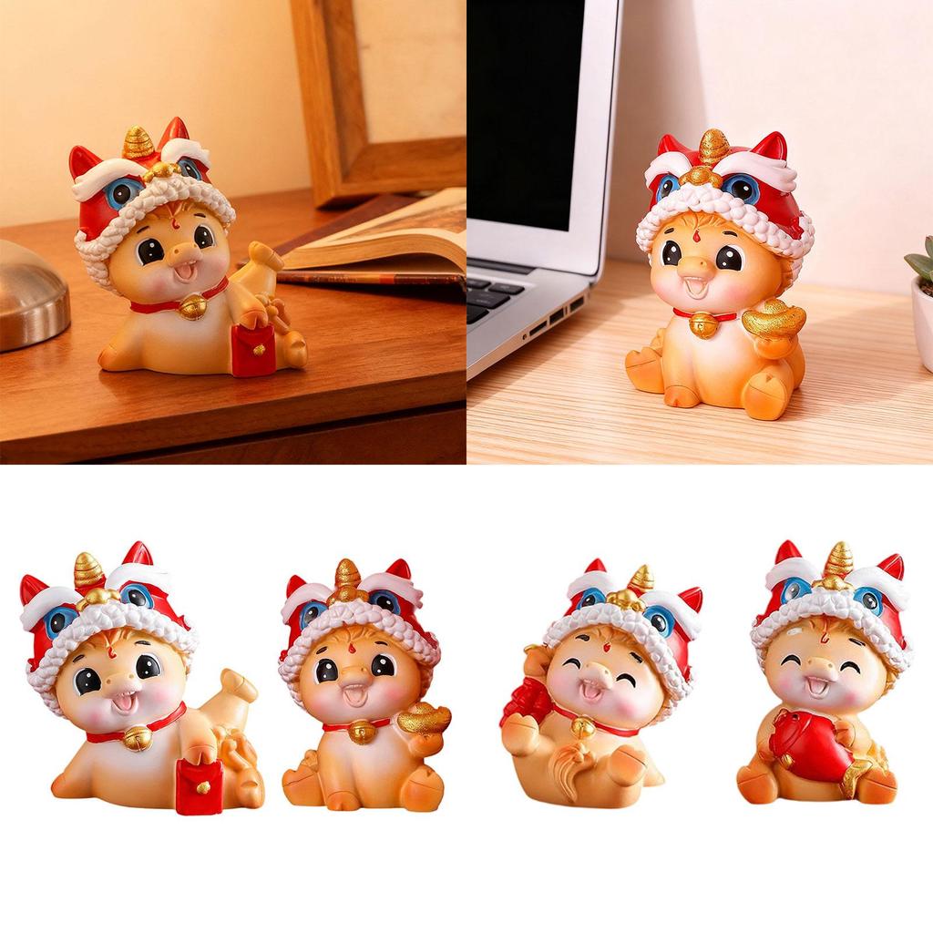 Mini Resin Horse Statue Cute Resin Horse Figures for Home Office Living Room