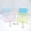 Non-Toxic 1Pc 16X16 Dots Double-Sided Baseplate High Transparent Base Plate For Building Blocks Toys Kid City Plates Plastic Blocks