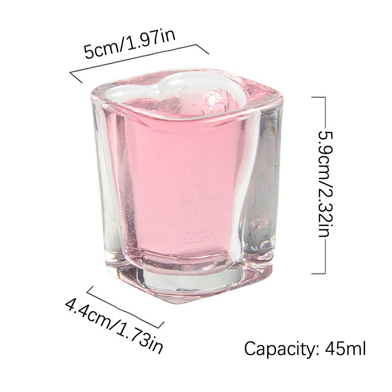 Kieliszki w kształcie serca kubek do alkoholu kubek kubek do whisky koktajle wino kubek do wody żaroodporne szklanki do kieliszków na imprezę Bar wesele