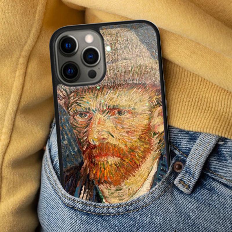 Vincent Van Gogh Soft Phone Case for iPhone 17 Air 16e Pro Max 15 Pro 13 14 Plus 11 12 MagSafe Magnetic Coque