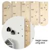 1Set Kids Height Growth Chart Ruler Children Height Gauge Room Decoration for Home Bedroom Dormitory Household