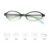 New Retro Small Frame Spicy Girl Anti Blue Light Glasses, Oval Shaped Fashionable Flat Light Glasses for Students