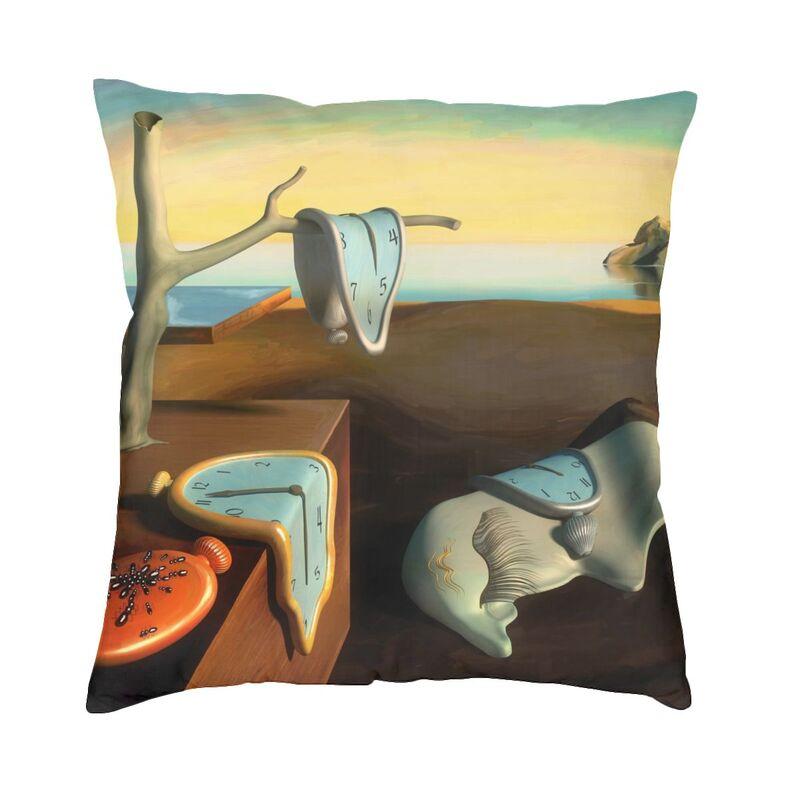 Posiadanie Pamięci Poszewka na Poduszkę 45x45cm Obraz Salvadora Dalego Sztuka Aksamit Urocze Poszewki na Poduszki na Sofę Wystrój Domu