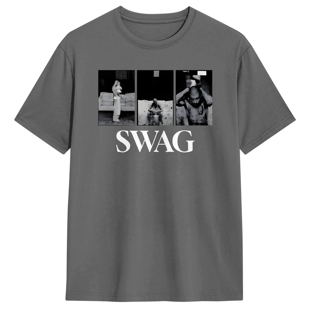 JJustins BBiebers Swag Urban Street Style Photo Collage T Shirts Cotton Top Tees Summer Awesome TShirt Leisure Casual Tshirt