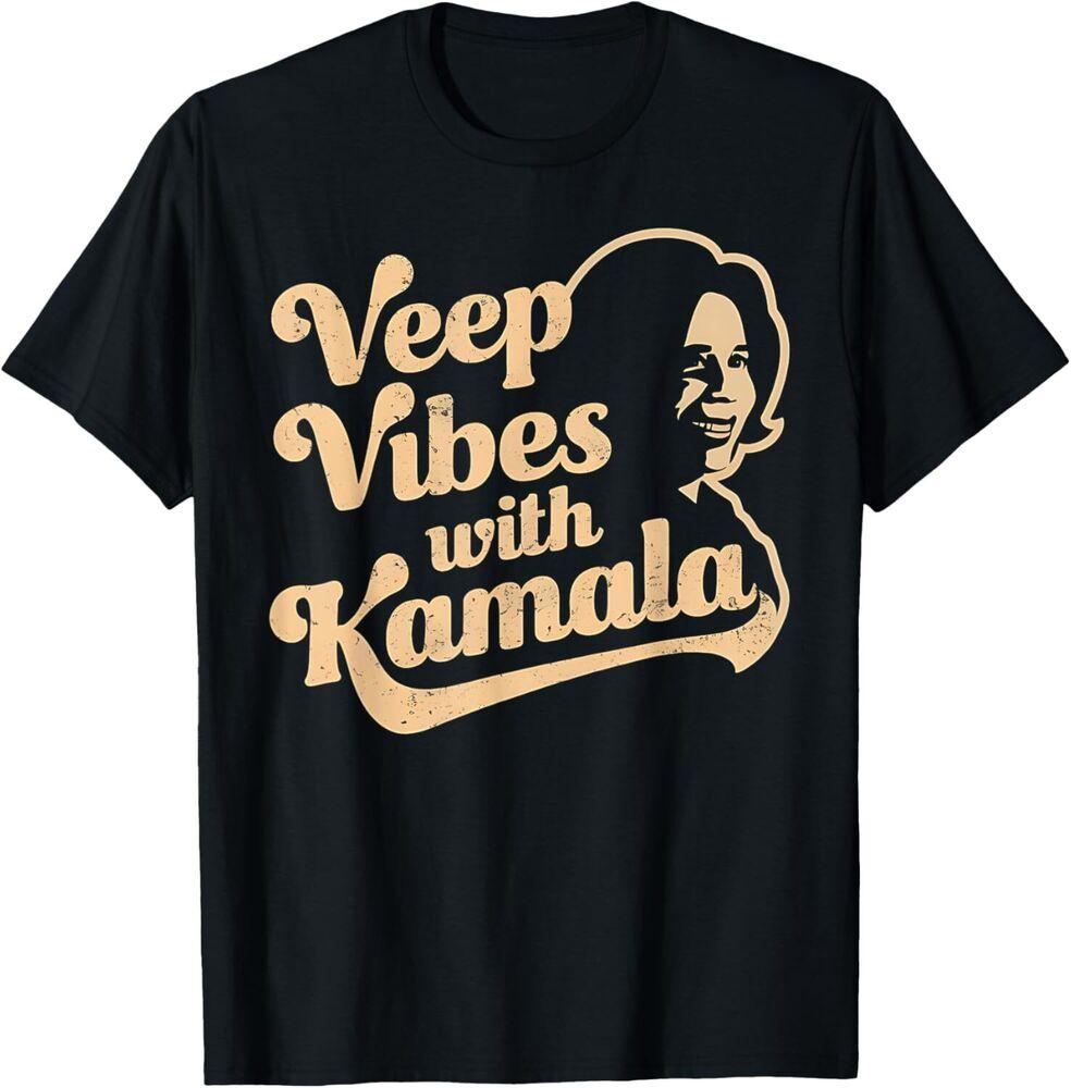 Vintage Veep Vibes With Kamala Harris Madam President 2024 T-Shirt Unisex T-Shirt XXXL