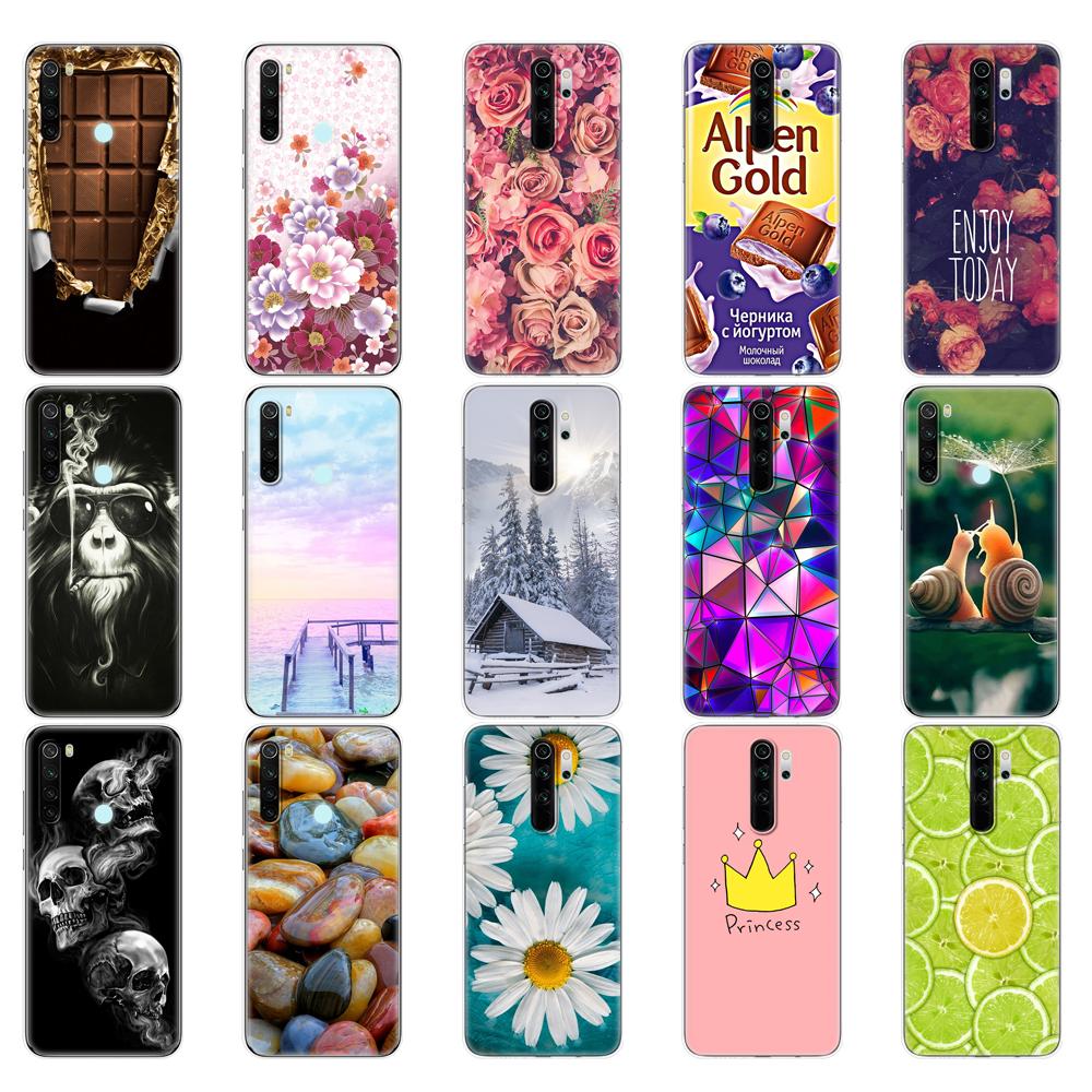 Hülle für Xiaomi Redmi Note 8T 8 Hülle Silikon Weiche TPU Telefonhülle für Redmi Note 8 2021 Redmi Note 8 Pro Stoßstange stoßfest