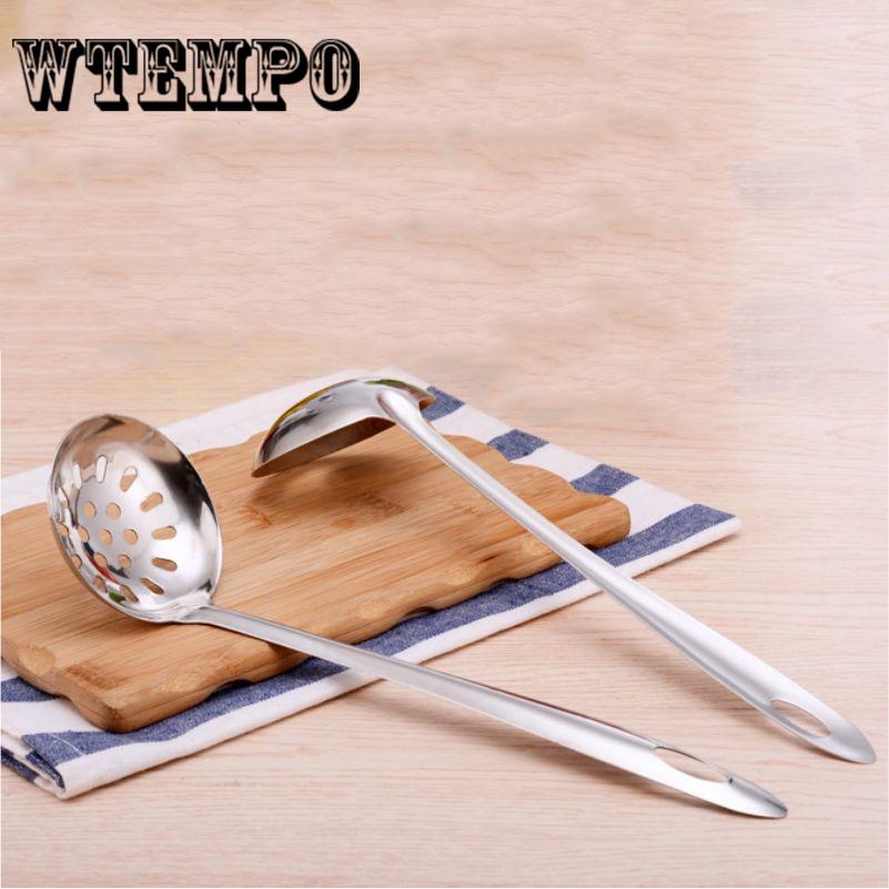 Brand Stirring Spoon Colander Spoon Soup Kitchen Tools Stainless Steel Strainer Spoon