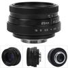 25mm F1.8 Mini CCTV C Mount Wide Angle Lens for Nikon Mirrorless Camera (black)