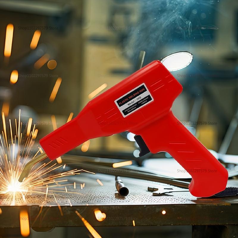 Plastic Welder Welding Machine for Car Bumper Repair Soldering Gun with 4 Types Staples Automotive Plastic Repair Tools