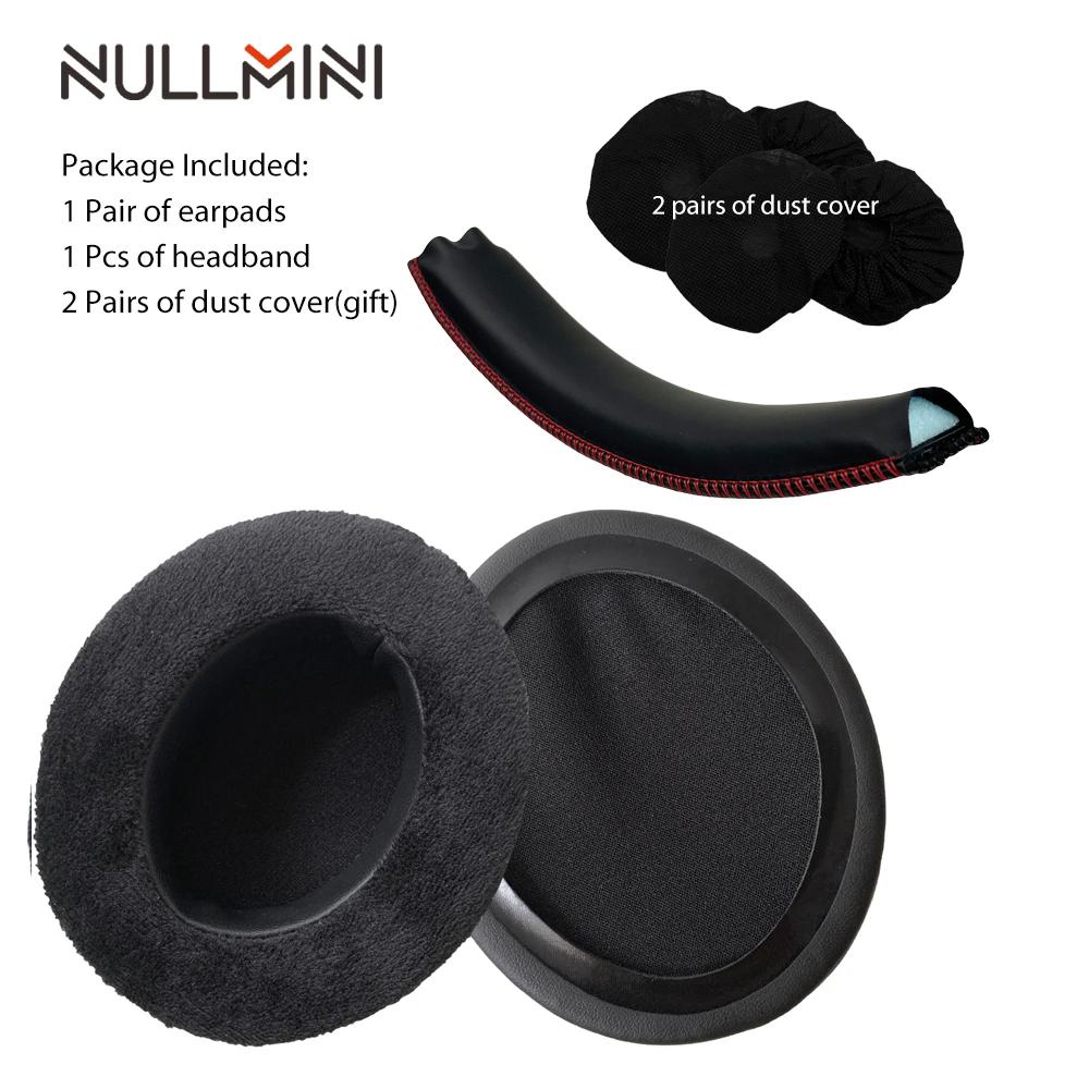 NullMini Replacement Earpads for HyperX Cloud Revolver Revolver S Headphones Headband Earmuff Sleeve Headset