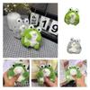 Plush Frog Toy Kit Bag Decoration Pendant Handmade Diy Spit Bubbles Gift Girls