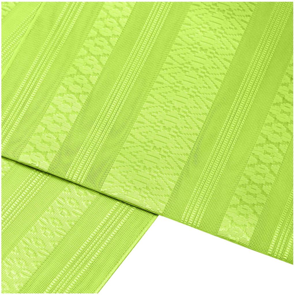 Obi Nagoya Obi Gauze Fabric Kenjo Pattern 8 Sun Made in Japan [KYOETSU] Women's (Solid Color/Light Green)