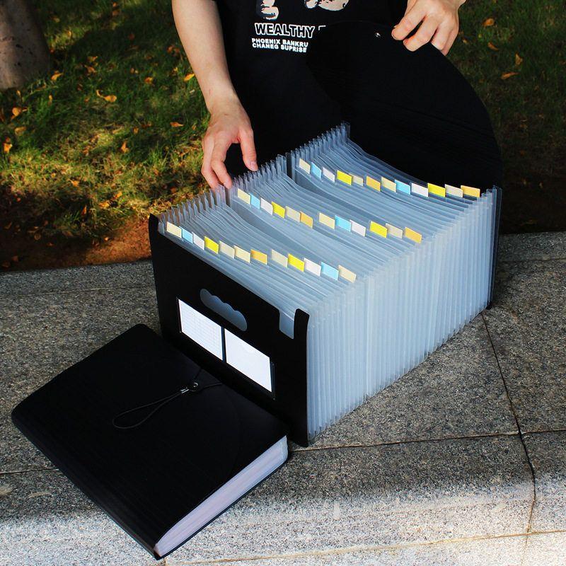 Student Test Paper Clip File Holder Large Capacity Folder A4 Material File Storage Category Folder Bill Bill Folder Pp