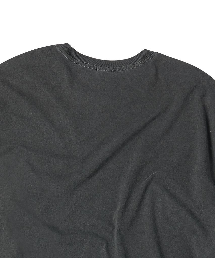 TRAVEL Genesis Pigment Short Sleeve T-Shirt Black Charcoal