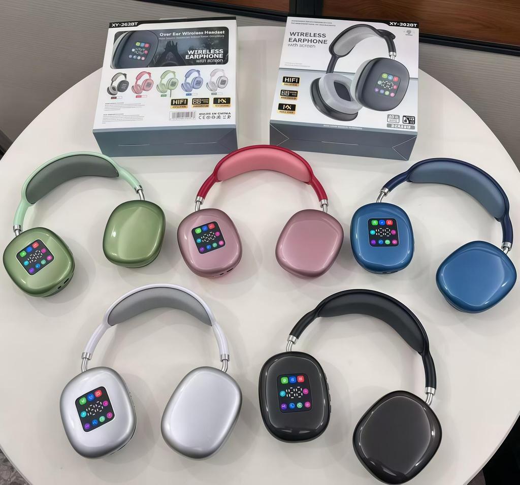 2025 P9 MAX Over-Ear Bluetooth-Headset mit Digitalanzeige & Verlängerter Standby-Zeit