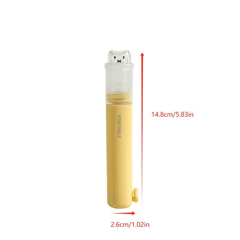 2 In1 Portable Mini Travel Toothbrush Toothpaste Set Adult Outgoing Camp Business Toothbrush Carry-On Deep Cleaning Oral Care