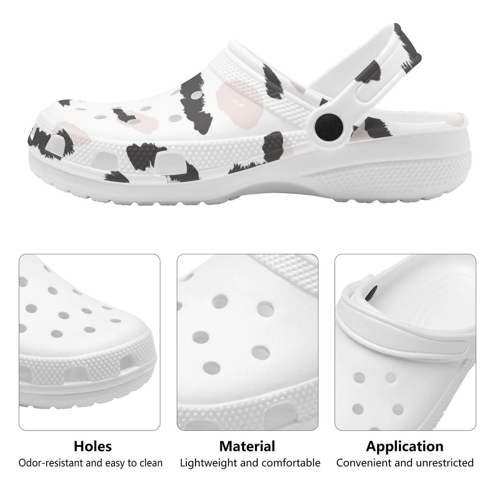 Art Printed EVA Clogs Sandals for Women Men Lightweight Breathable Slip On Casual Shoes Lightweight Summer Footwear Everyday Wear