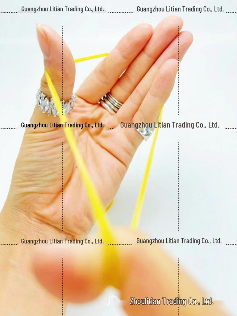 Barbershop High Elasticity Perm Rubber Bands with Leather Cover - 500G