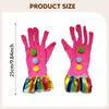 Halloween Clown Gloves Adult Cosplay for Events Themed Party Holiday Christmas