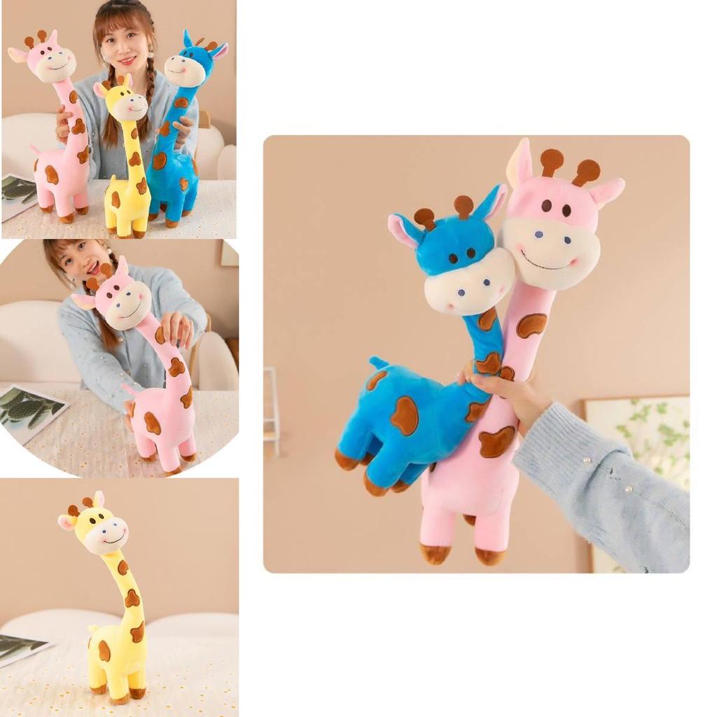 Adorable Giraffe Plush Toy Soft Stuffed Animal Cuddly Doll For Kids Birthday Gift And Wholesale Options Available