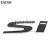 New Car Styling 3D Metal Adhesive Front Grill Chrome Zinc Alloy SI Emblem Badge Auto Accessory for Honda Civic Si