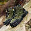 Men Shoes Fashion High Top Climbing Shoes Outdoor Desert Ankle Boots Non Slip Sneakers Men Mountain Hiking Oes Zapatillas Hombre