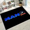 3D Man Truck Logo Motorcycle Carpet Rug for Bedroom Living Room Sofa Home Doormat Decor,Large Kids Play Non-slip Floor Mat