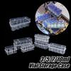 3/5/7/10Ml Vial Storage Box 2/10-Slot Microtube Reagent Bottle Plastic Storage Box Peptide-Vial Freezer Tube Organizer Case