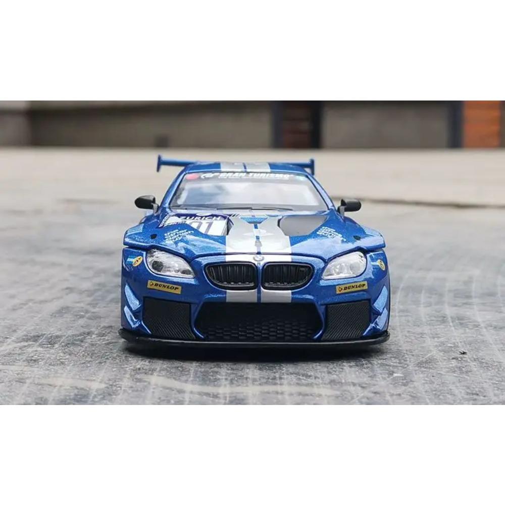 1/32 BMW M6 GT3 Rally Car Alloy Model Car Toy Diecasts Casting Sound and Light Car Toys for Children Vehicle