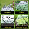 Garden Plant Cover Foldable Garden Accelerator Plants Cover with Two Air Hole Garden Row Plants Mesh Cover for Freeze Protection