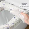Jiani Bear Universal Washable Adhesive Toilet Seat Covers (5-Pack)