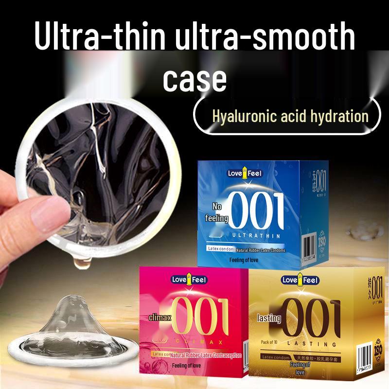 Ultra-Thin Hyaluronic Acid Condoms for Men - Long-Lasting and Safe Adult Contraceptives