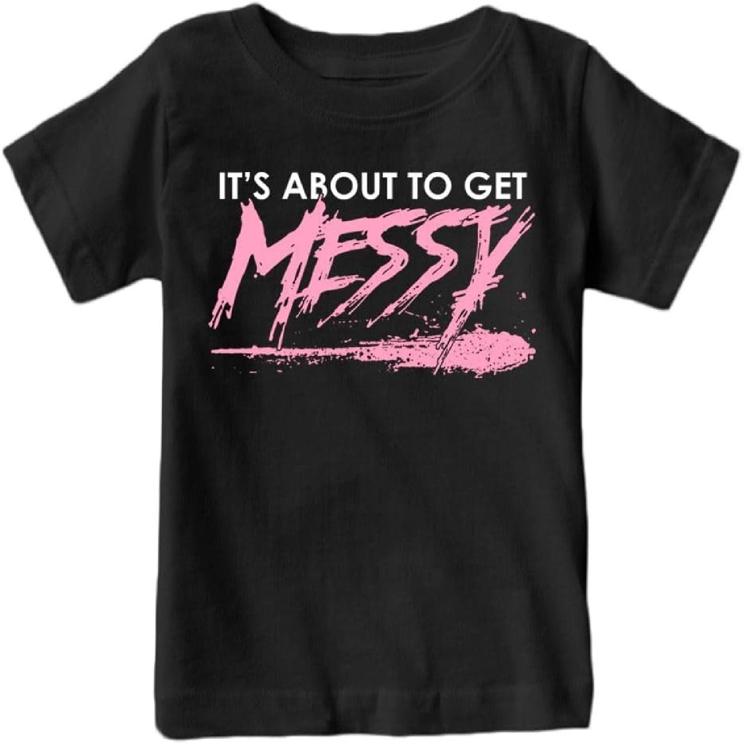 Xtreme Apparrel About to Get Messy Kid s Fan Shirt S разноцветный