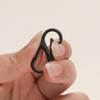 10pcs/lot Metal Lock Clip Keychain Multifunctional S Shaped Alloy Hanging Buckle For DIY Jewelry Outdoor Camping Hiking Travel