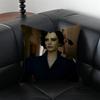 EEva Green Cushion Cover Pillow Case Antidustmite Invisible zipper silky plush cushion