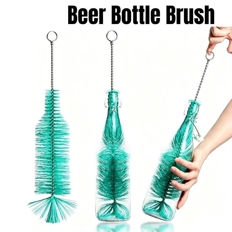 Nylon Stiff Bristle Cleaning Brush Durable Scratch-Free Cleaner for Bottles Straws Brew Tubes Spout Kitchen Use
