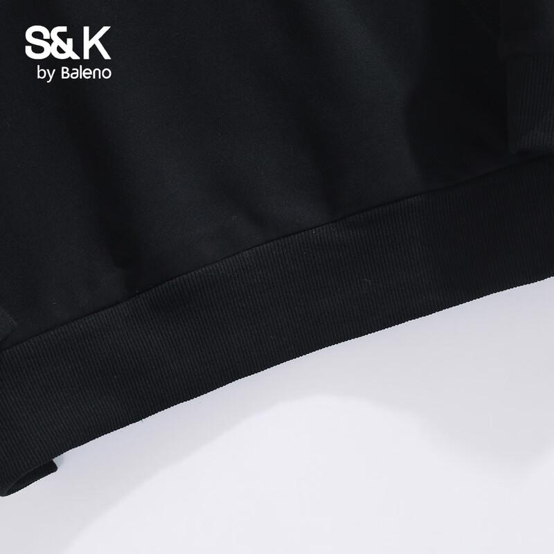 Baleno Men's S&K Series Solid Hooded Sweatshirt