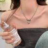 2024 Vintage Double-Layer Pearl Necklace with Heart Pendant
