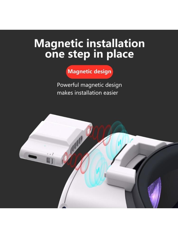 Ochranný polštářek s nastavitelným chráničem očí s chladicím systémem, prodyšný kryt obličeje pro VR headsety Q 2