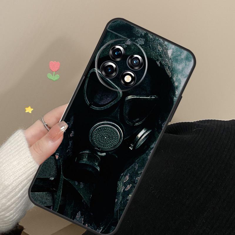 Skull Gas Mask Cover For OnePlus Nord CE 4 2 3 Lite N20 N30 9 10 Pro 8T 9RT 10T 10R 12R 13R 11 12 13 Case