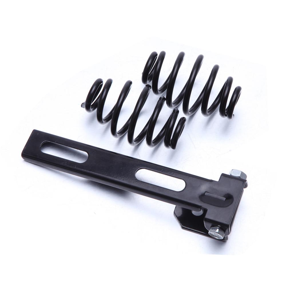 NEUES Motorrad-Solositz-Montageset, Sitzfedern, Clip-Halterung für Bobber Chopper Custom, Glod, Chrom-Bronze