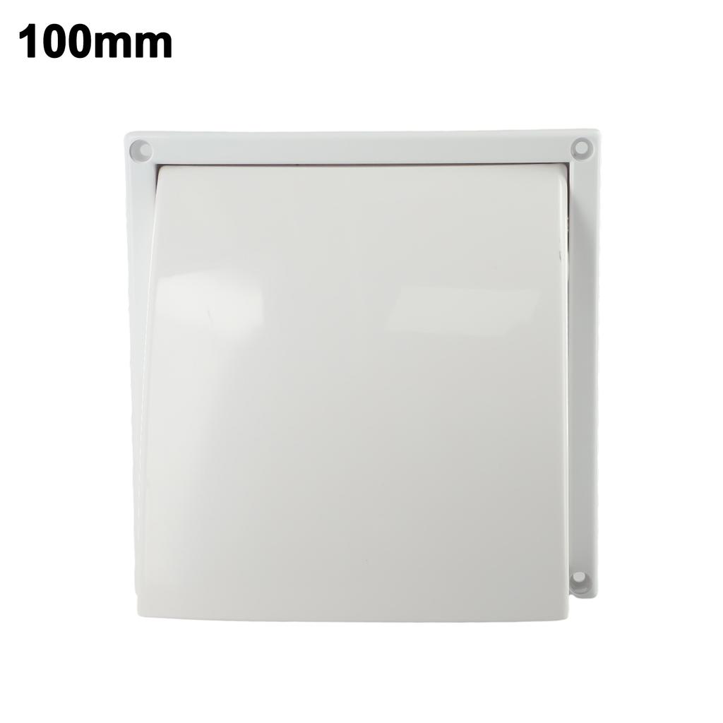 Duct Air Outlet Air Outlet Reliable Spring-less White Exterior Wall Exhaust Outlet Multifunction Rainproof New