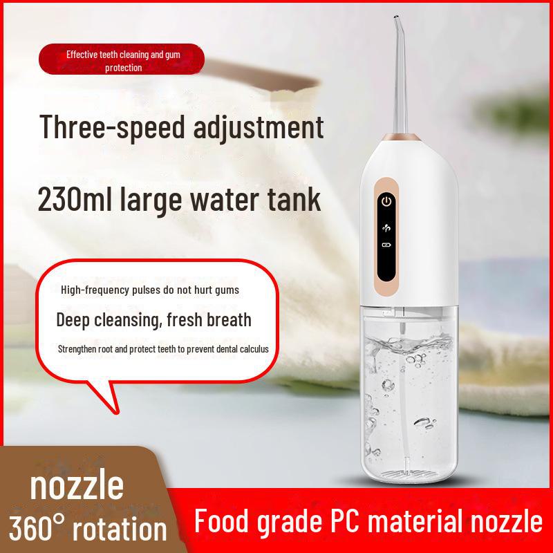 Portable Electric Water Flosser for Teeth Cleaning and Dental Care