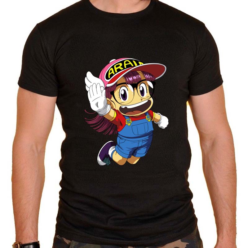 

ARALE Classic Sweet Girls Man Cotton TShirt Dr Slump Norimaki Arare Cartoons Anime Blusas Harajuku Casual Short Sleeve Tops S