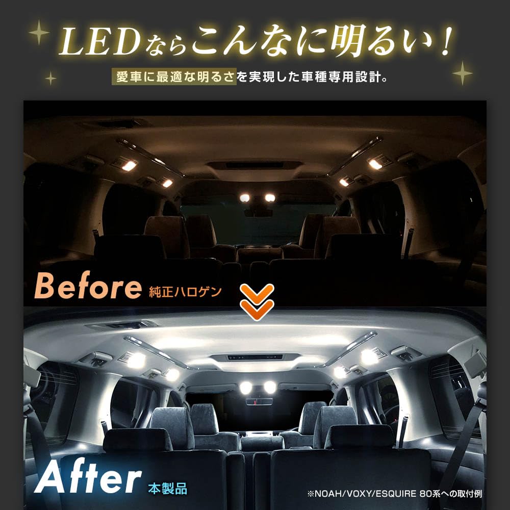 SPHERELIGHT White LED Interior Lamp Set for with Panoramic Glass Specially Designed for Easy Installation and Reduces Flickering and Dim Illumination