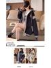 Women's Fleece-Lined Hooded Sweatshirt: Autumn/Winter Loose Fit Korean-Style Baseball Jacket