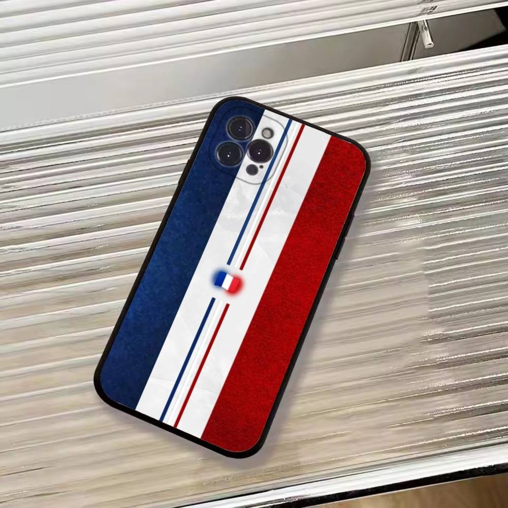Football Competitions Cheer F-France Flag Phone Case For iPhone 17, 16,15,14,13,12,11 Plus,Pro Max, Others Soft Black Cover