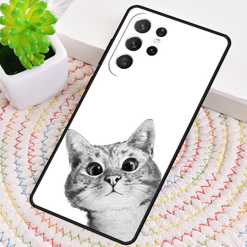 Cute Animals Cats Pattern Phone Case for Samsung Galaxy note 10 pro S26 Ultra S23 S24 FE S25 S21 S22 PLUS shockproof Cove